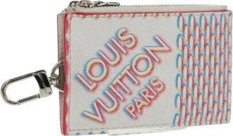 Louis Vuitton Pre-owned Canvas Portemonnee - Dames - Vintage Accessoires - Wit - ONE Size - Vintage