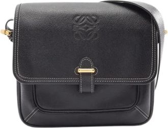 Loewe Pre-owned Shoulder Bag - unisex - Vintage Schoudertas - Zwart - ONE Size - Leer - Vintage