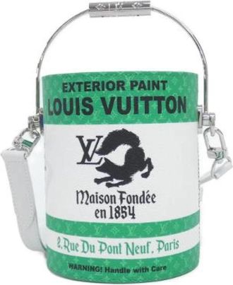 Louis Vuitton Pre-owned LV Paint Coated Canvas Shoulder Bag - Dames - Vintage Tas - Veelkleurig - ONE Size - Vintage