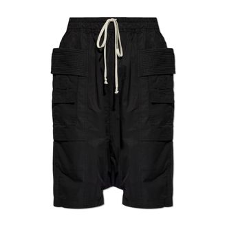 Rick Owens Long Shorts, male, Black, Size: L Cargo Shorts