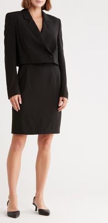 BOSS Dajoana Long Sleeve Blazer Dress in Black at Nordstrom Rack, Size 10
