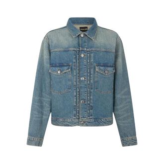 Roberto Cavalli Blue Denim Jacket - male - Roberto Cavalli - Denim Jackets - Blue - M - Jackets
