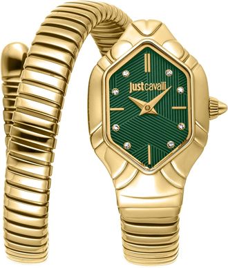 Just Cavalli Womens Snake 316L Stainless Steel Watch