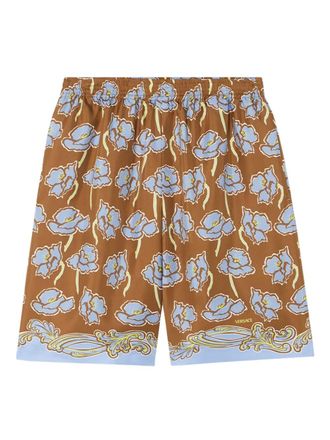 Versace Poppies shorts - Bruin