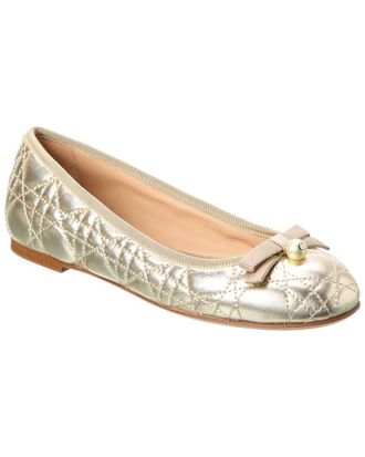 Dior Quilted Leather Ballet Flat