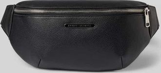 A|X Armani Exchange Belt Bag in Leder-Optik mit Logo-Detail in Black, Gr&ouml;&szlig;e 1