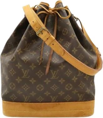 Louis Vuitton Pre-owned Bucket Bags, female, Brown, Size: ONE SIZE Pre-owned Monogram Canvas Shoulder Bag