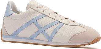 FRANKiE4 Duke Leather Sneaker in Cream/powder Blue at Nordstrom, Size 7.5