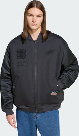adidas Mens adidas adidas Originals & All Blacks Reversible Team Bomber Jacket