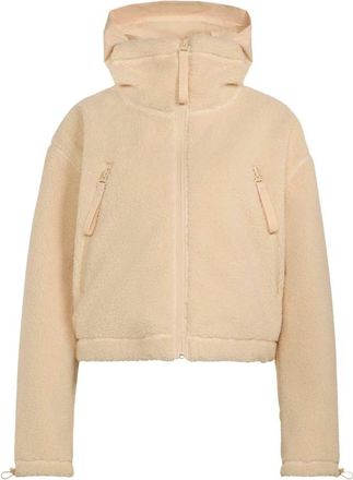 adidas by Stella McCartney FZ FLZ Jacket - Dames - Fleece jassen - Beige - M - Fitness