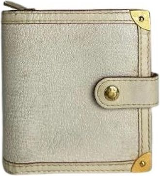 Louis Vuitton Pre-owned Suhali Compact Zip Wallet - Dames - Vintage Accessoires - Wit - ONE Size - Leer - Vintage