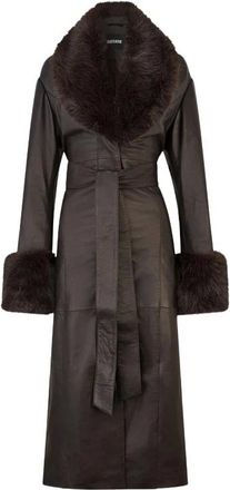 Rotate Leather CO 1667 - - Coats - Donna - Marrone - S