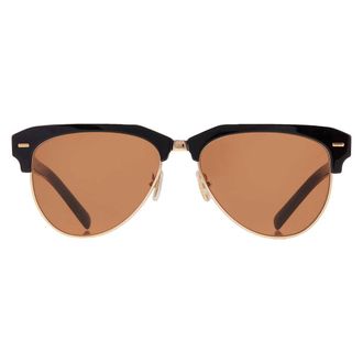 Miu Miu Brown Pilot Ladies Sunglasses MU 09ZS 1AB2Z1 57