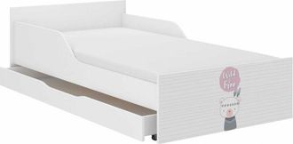 OEM Cama Infantil Pufi 160x80 Oso De Peluche Indio