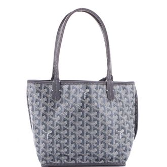 Goyard Anjou Reversible Tote Coated Canvas Mini