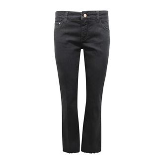 Emma & Gaia 19Rp 222 Denim Broeken - Dames - Flared Jeans - Zwart - W28 - Denim - Jeans