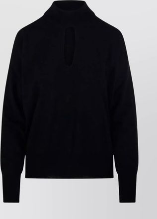 Roberto Collina cut-out detail mock-neck sweater