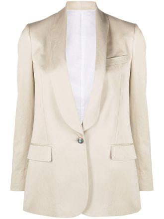 Fortela Blazer met enkele rij knopen - Beige
