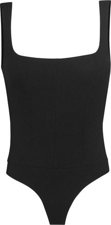 AFRM Gisela Bodysuit In Noir