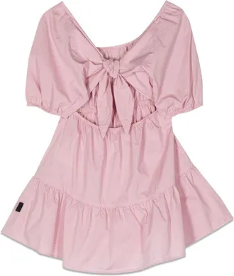 Aspesi Wide Neckline Cotton Dress - Pink