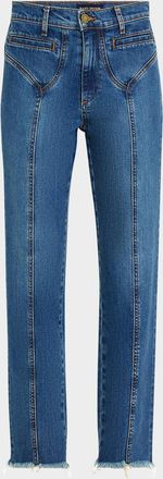 Ramy Brook Zayne Straight-Leg Jeans