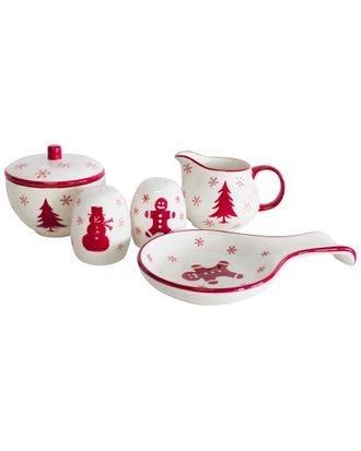 Euroceramica Winterfest 5Pc Accessory Set