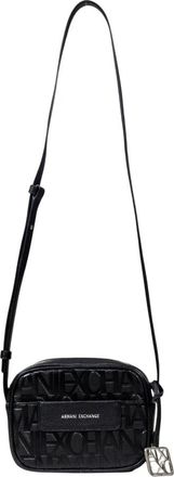A|X Armani Exchange Moderne Grote Dames Messenger Tas - Dames - Schoudertassen - Zwart - ONE Size - Polyester - Tassen