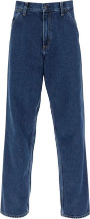 Carhartt Work in Progress Heren, Jeans, Blauw, Maat: W33 Katoen