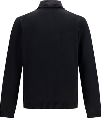 Roberto Collina Mens Turtleneck Wool Sweater 09 Merino Ovis Aries