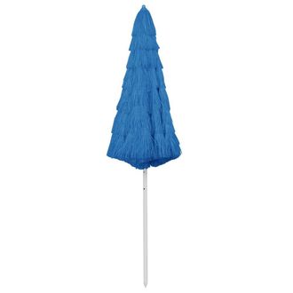 Berkfield Home Hawaii Beach Umbrella Blue 300 cm