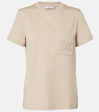 Max Mara Monogram cotton jersey T-shirt