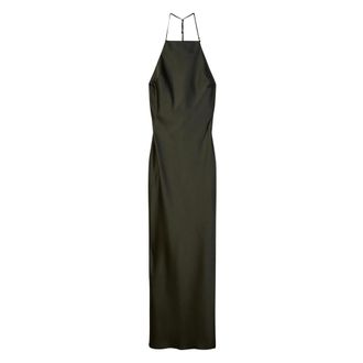 Patrizia Pepe Vestido Midi Misterioso - Dresses - Mujer - Verde - L