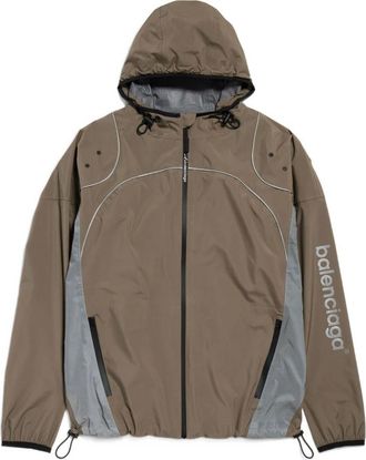 Balenciaga Techwear Zip Jacket - Dames - Jassen - Groen - Maat: M Zijde