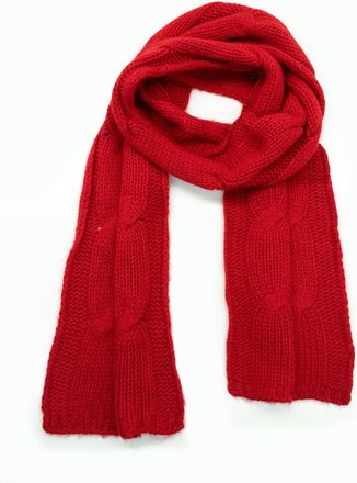 Portolano Chunky scarf with cables