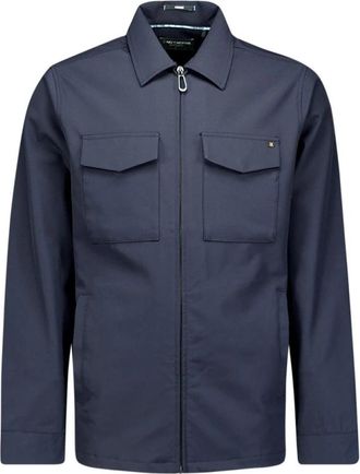 No Excess Sedoc Overshirt - Heren - Zomerjassen - Blauw - L - Jassen