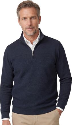 Casamoda Casa Moda sweater donkerblauw regular fit katoen