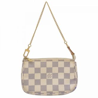 Louis Vuitton White Pouch (Pre-Owned)
