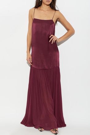 Anine Bing Clementine Dress, Womens, Burgundy