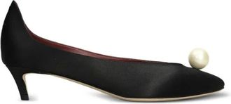 Magda Butrym Zapatos de tac&oacute;n kitten con perla - Shoes - Mujer - Negro - 37 1/2 EU