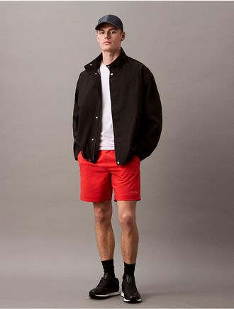 Calvin Klein Calvin Klein Mens Modern Sport Woven Shorts - Orange - XL