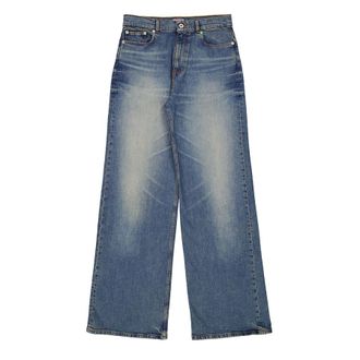 Kenzo Stretch Denim Ayame Wide Jeans, Size 29
