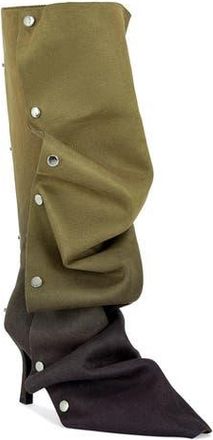 Azalea Wang Imogine Knee High Slouch Boot in Olive at Nordstrom Rack, Size 8.5