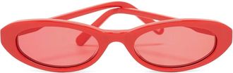Chimi Eyewear x Joel Ighe zonnebril met ovalen montuur - Rood