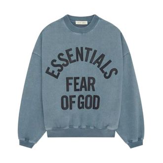 Fear of God Felpa Girocollo Campus Anni 90 - - Sweatshirts & Hoodies - Uomo - Blu - M