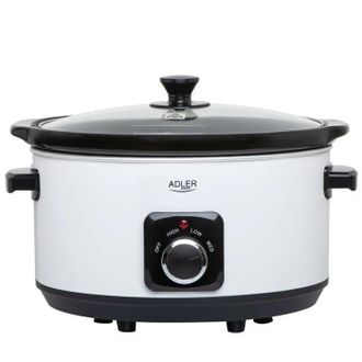 Adler Europe Vitacom Adler Ad 6413w Olla De Cocci&oacute;n Lenta El&eacute;ctrica 5,8 Litros