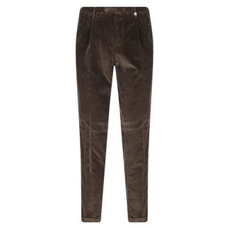 Myths Pantaloni in velluto soft touch - - Trousers - Uomo - Marrone - 2XL