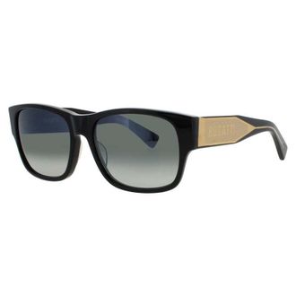 Bugatti Mens Black Rectangular Sunglasses 12BK