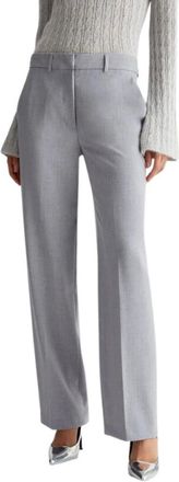 Liu Jo Chino broek - Dames - Broeken - Grijs - Maat: L Zijde