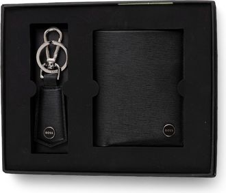 BOSS Portafoglio verticale GBBM_BIFOLD&KEYRING Nero BOSS Uomo