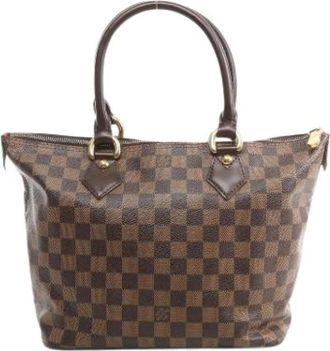 Louis Vuitton Pre-owned Handbags, female, Brown, Size: ONE SIZE Pre-owned Saleya PM Handbag